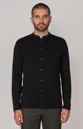 Paul James Merino Wool Knitted Nehru Jacket