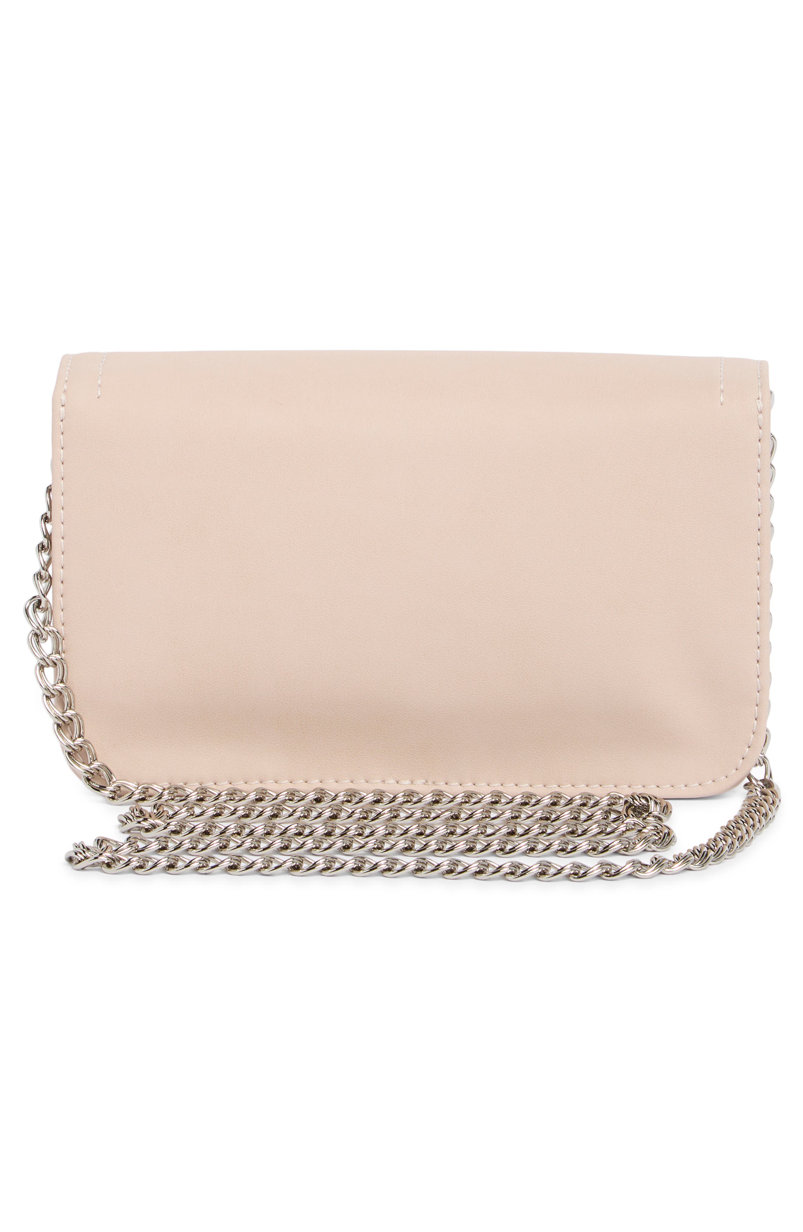 Cavalcade Leather Wallet on a Chain, Alternate, color, SAND