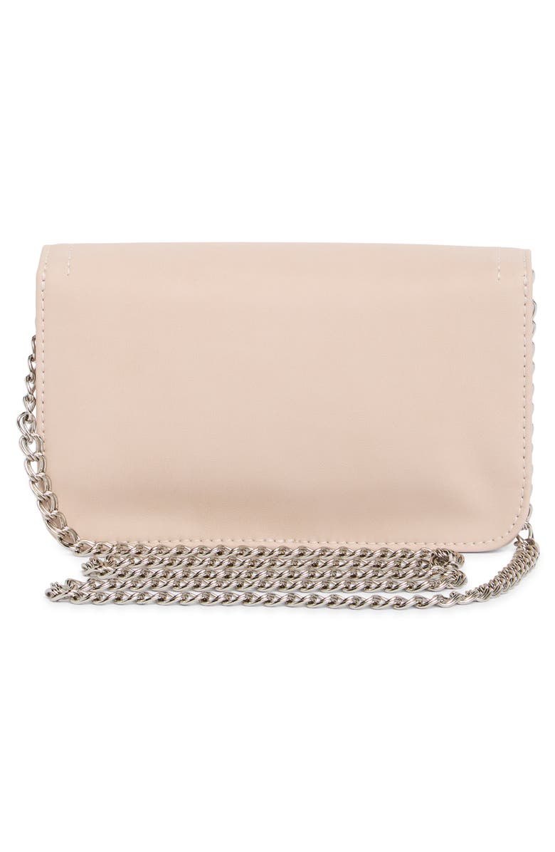 Longchamp Cavalcade Leather Wallet on a Chain, Alternate, color, Sand