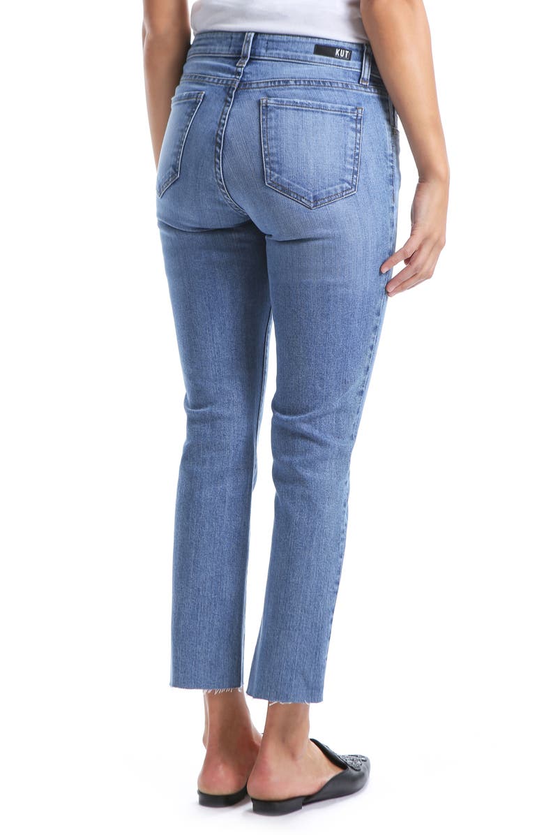 KUT from the Kloth Reese Straight Leg Ankle Jeans, Alternate, color,