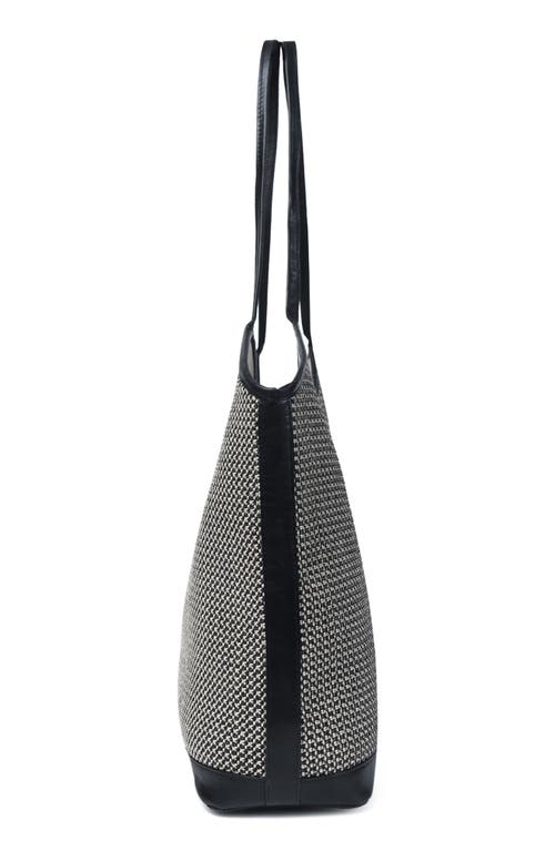 Jelavu Liliana Woven Raffia & Leather Tote Bag