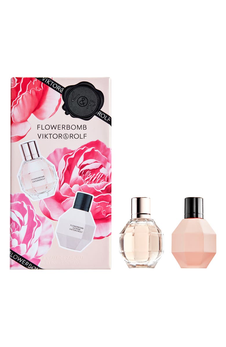 Viktor&Rolf Flowerbomb & Flowerbomb Extreme Eau de Parfum Discover Mini Duo, Alternate, color, 