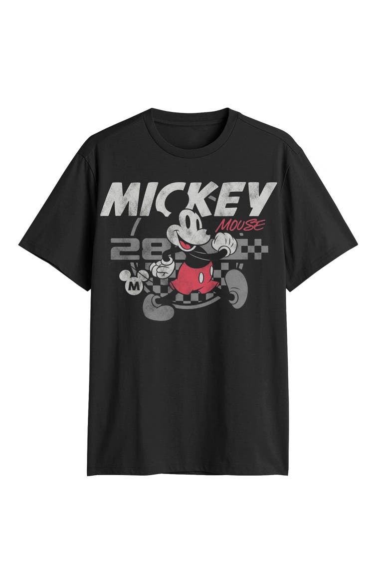 Men's Mickey & Friends Original Pose 28  Graphic T-Shirt, Main, color, Black