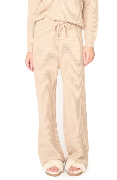 Gigi Drawstring Rib Sweater Pants