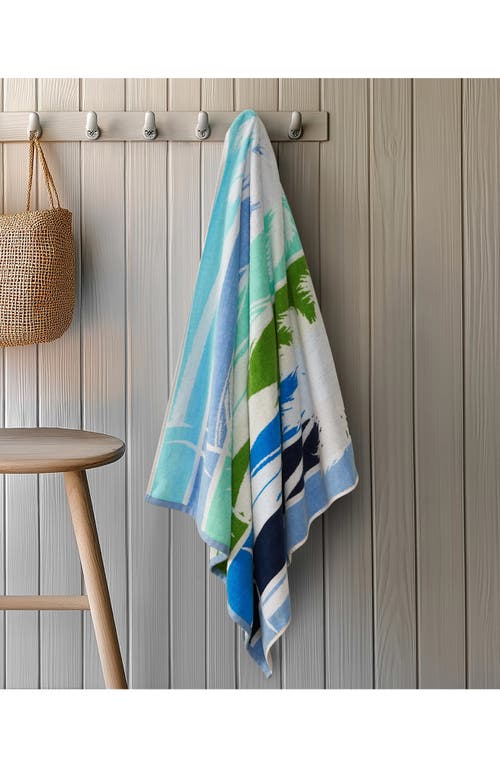 Lucky Brand Surf Stripe Cotton Beach Towel