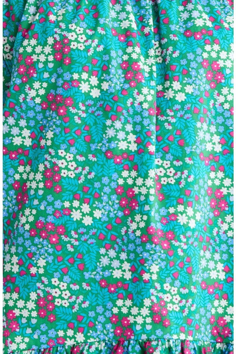 Karela Smocked Ruffle Dress, Alternate, color, GREEN-BLUES