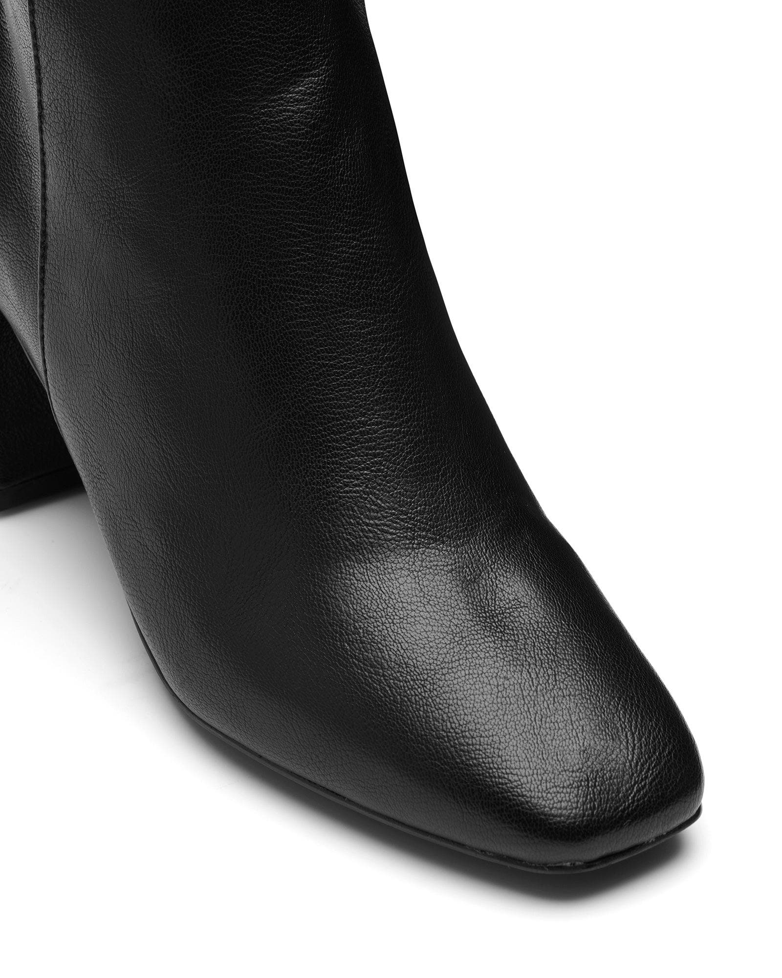 Wolf Block Heel Tall Boots, Alternate, color, Black Pu
