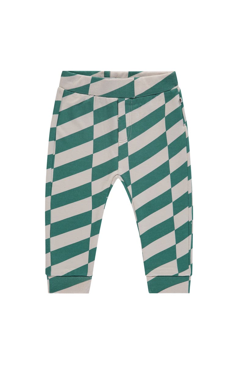 BABYFACE Asymmetrical Print Sweatpants, Main, color, Green
