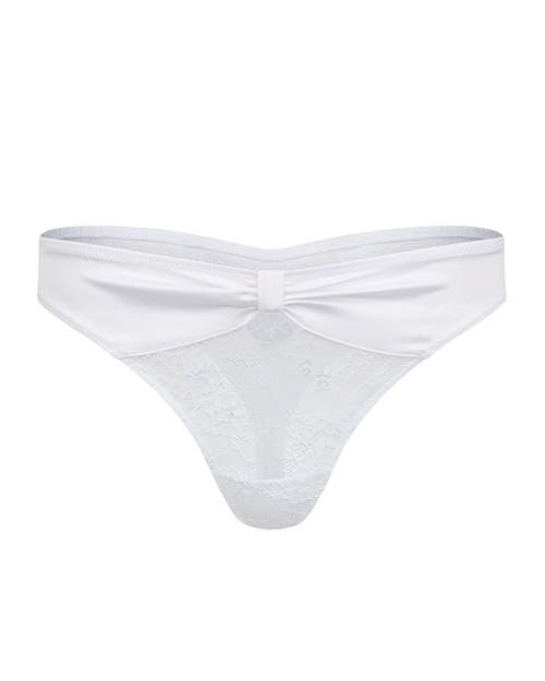Adore Me Eira Thong Panties In White