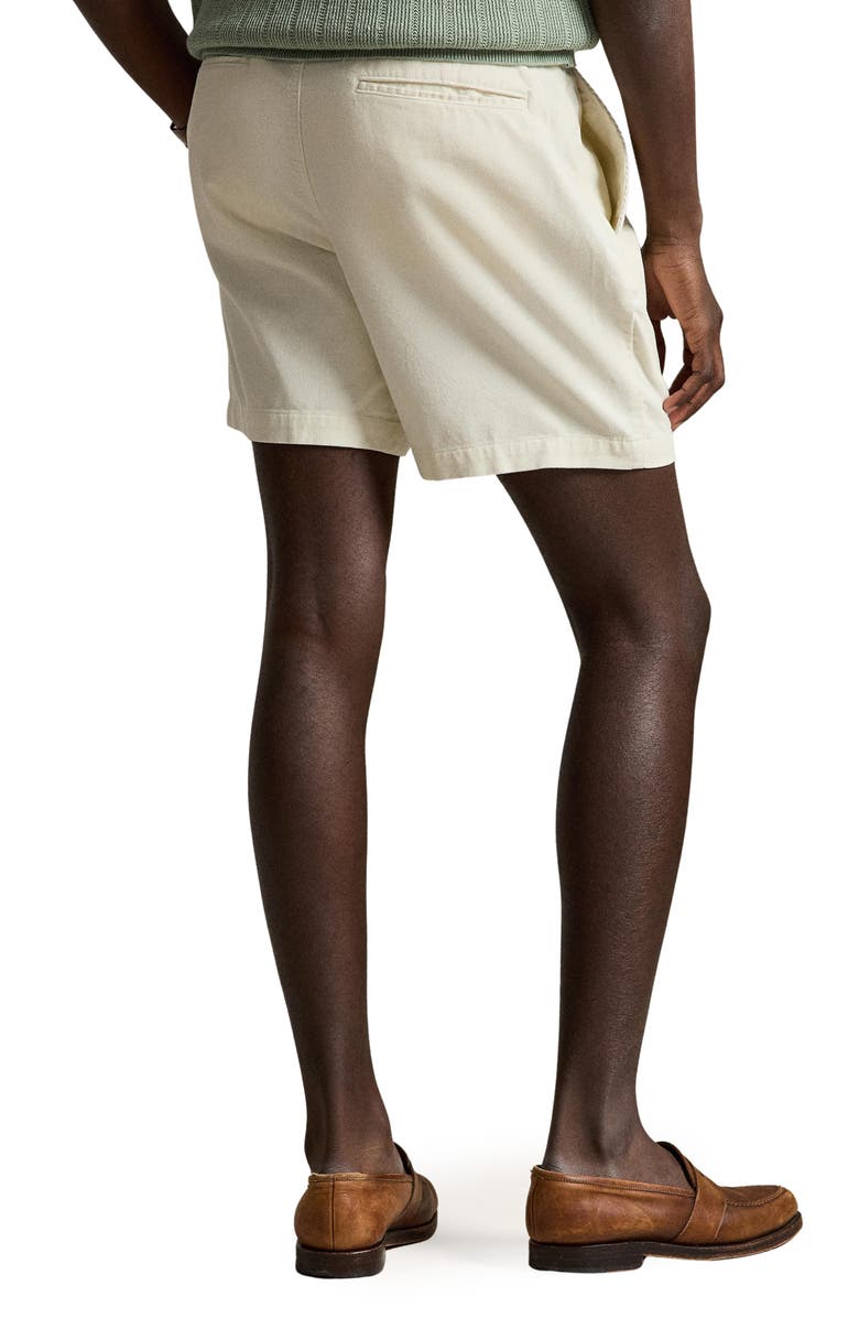 Polo Ralph Lauren Prepster 6-Inch Corduroy Drawstring Shorts, Alternate, color, Warm White