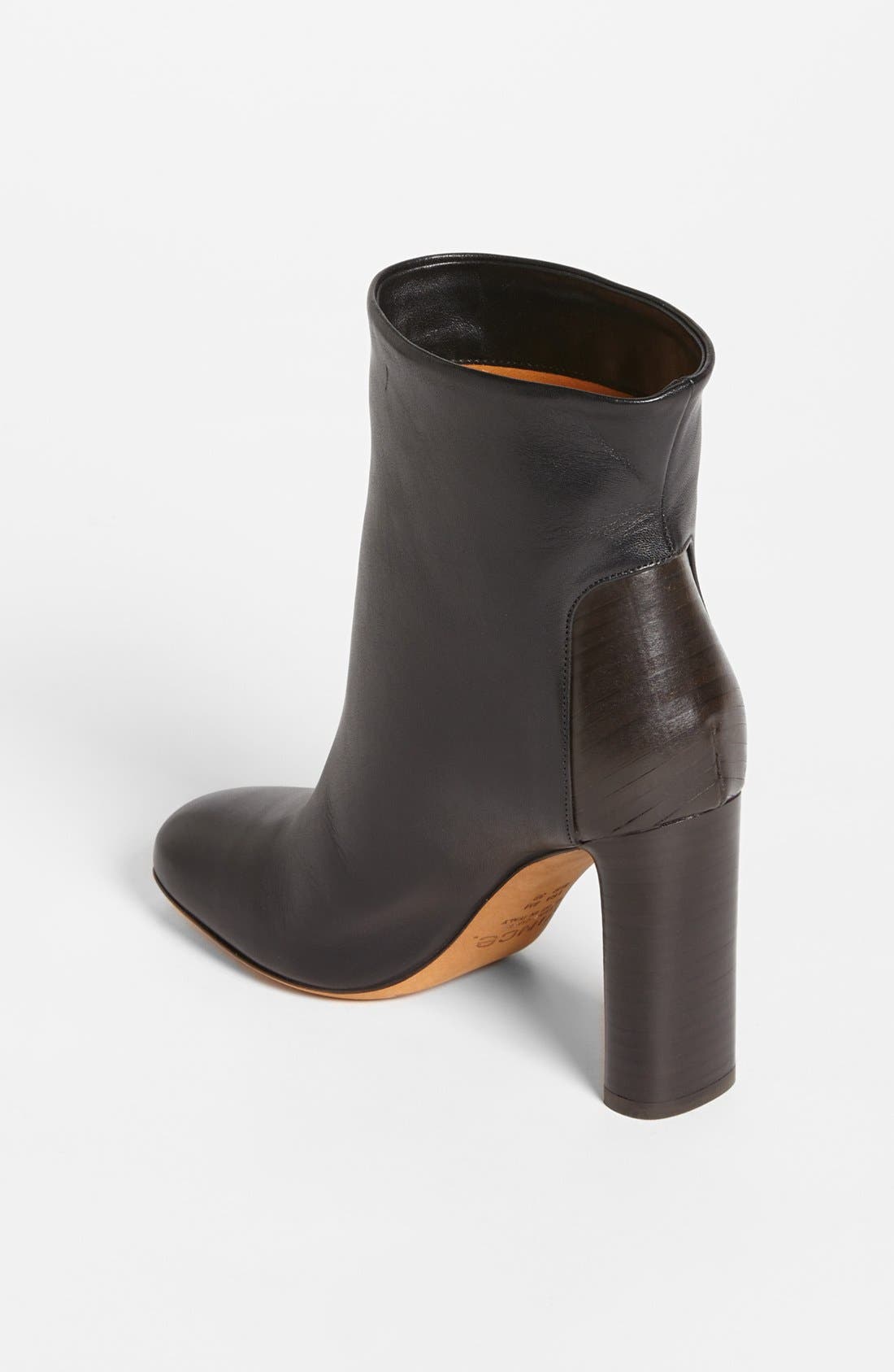 'Paige' Bootie, Alternate, color, BLACK/ BLACK