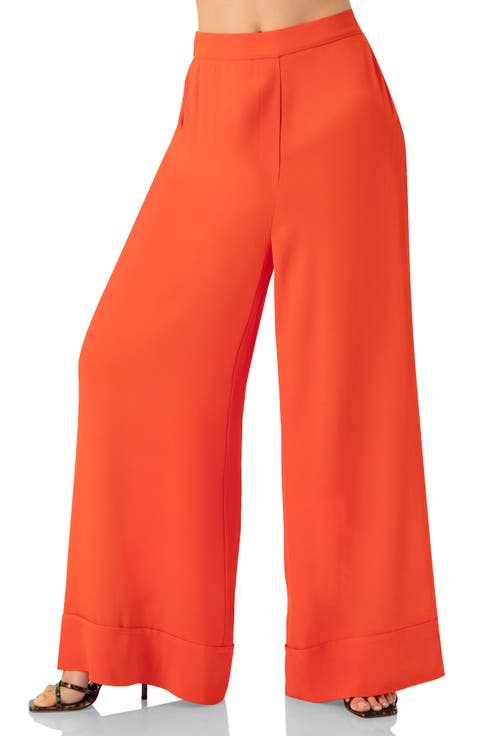 Light Weight Wide-Leg Straight Pants