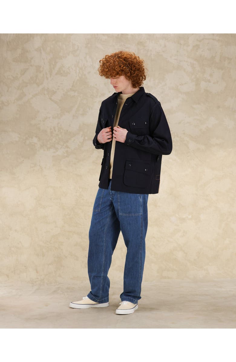 Fortela Elias Cotton Jungle Jacket, Alternate, color, Blue