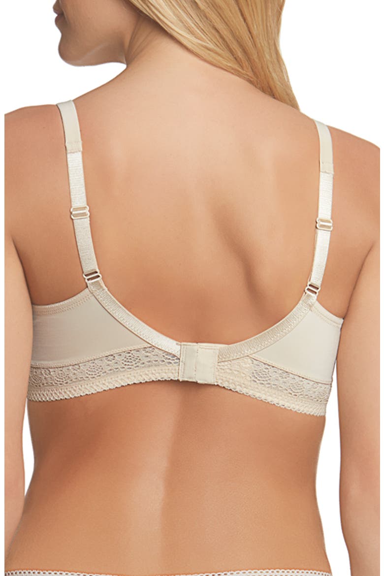 Tessa Lace Side Support Underwire Bra, Alternate, color, LATTE