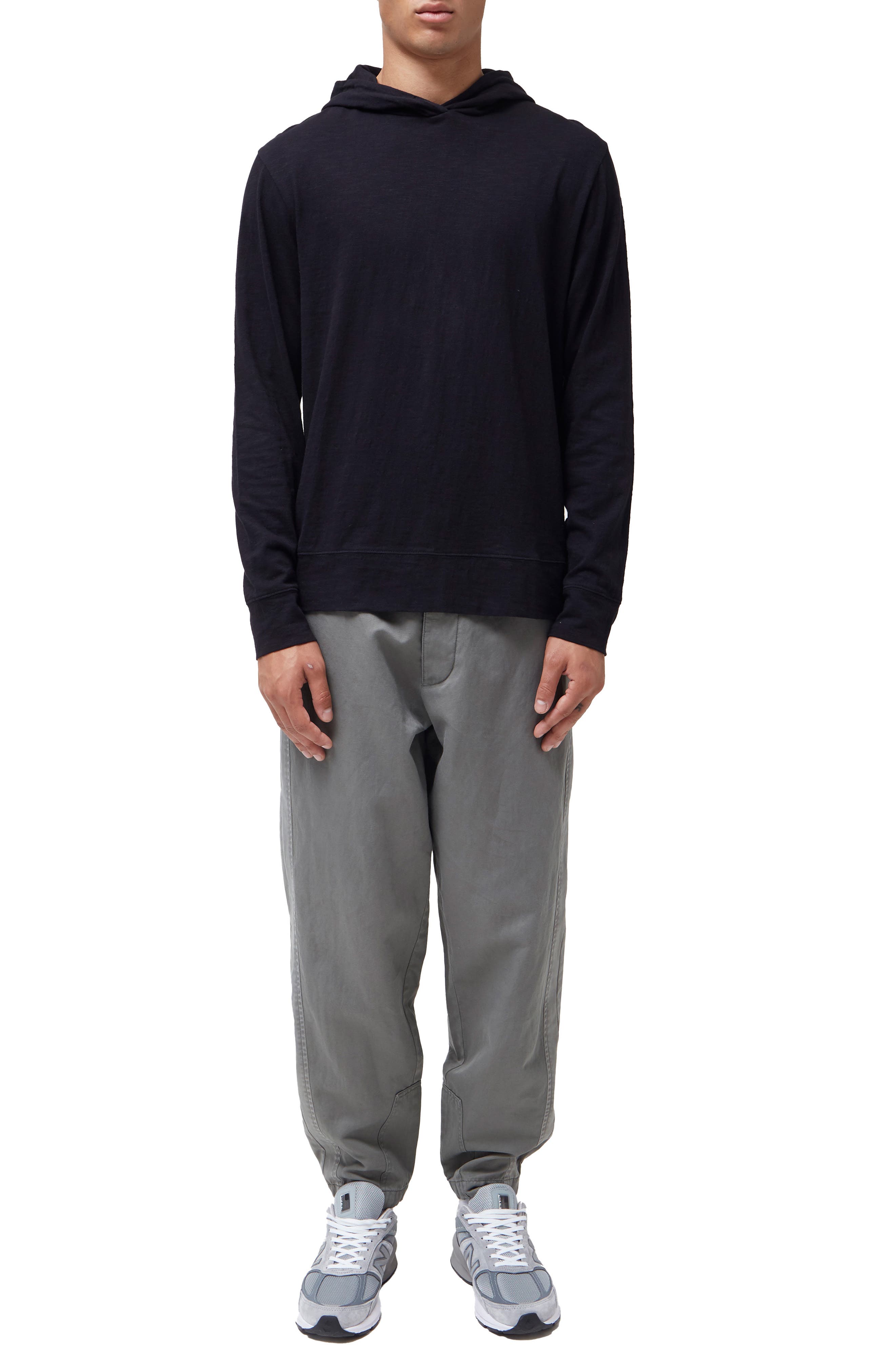 French Connection Slub Jersey Pullover Hoodie (Men) | Nordstromrack