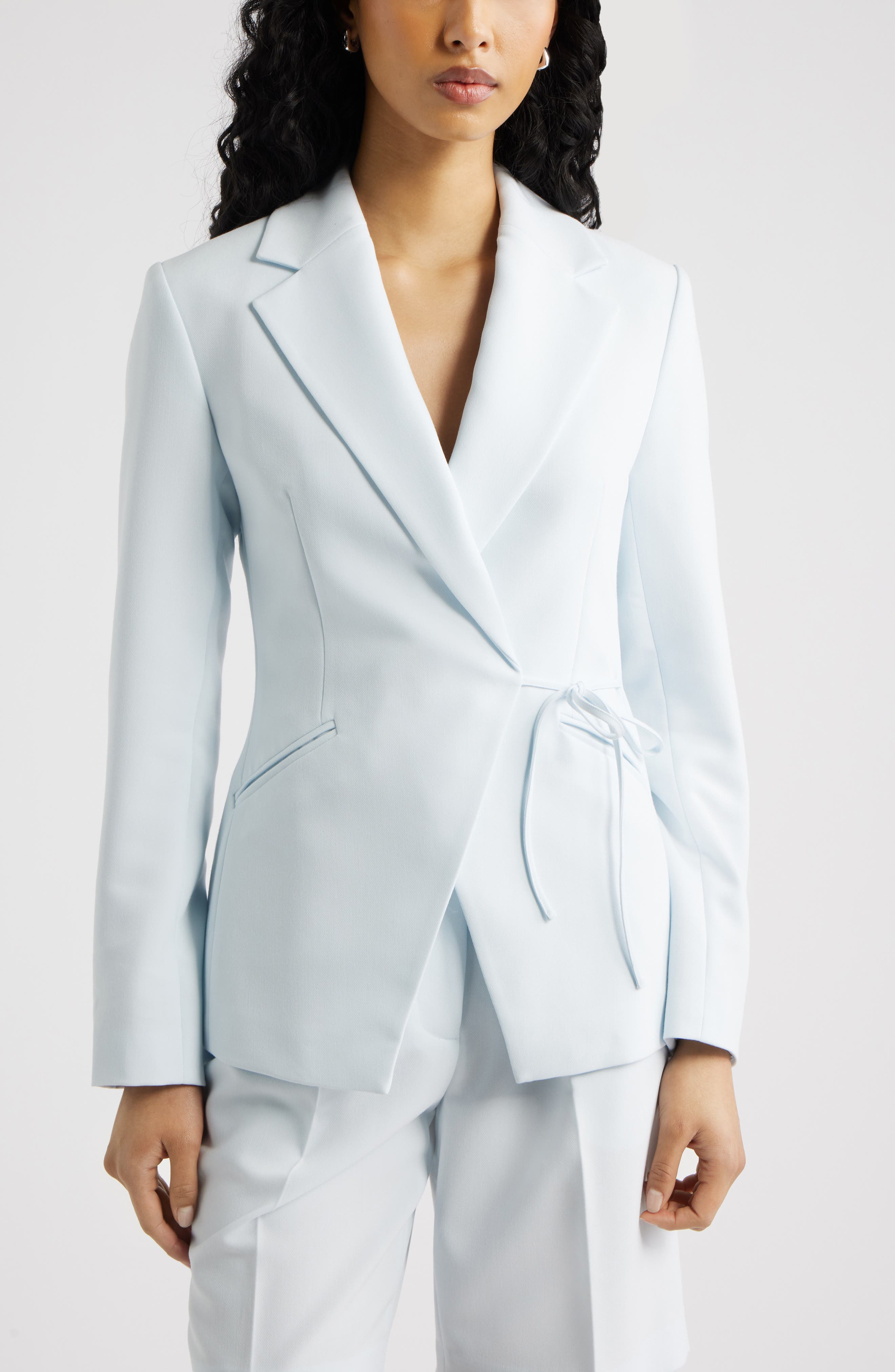 The Icon Side Tie Blazer