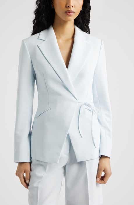 Icon Twill Side Tie Blazer