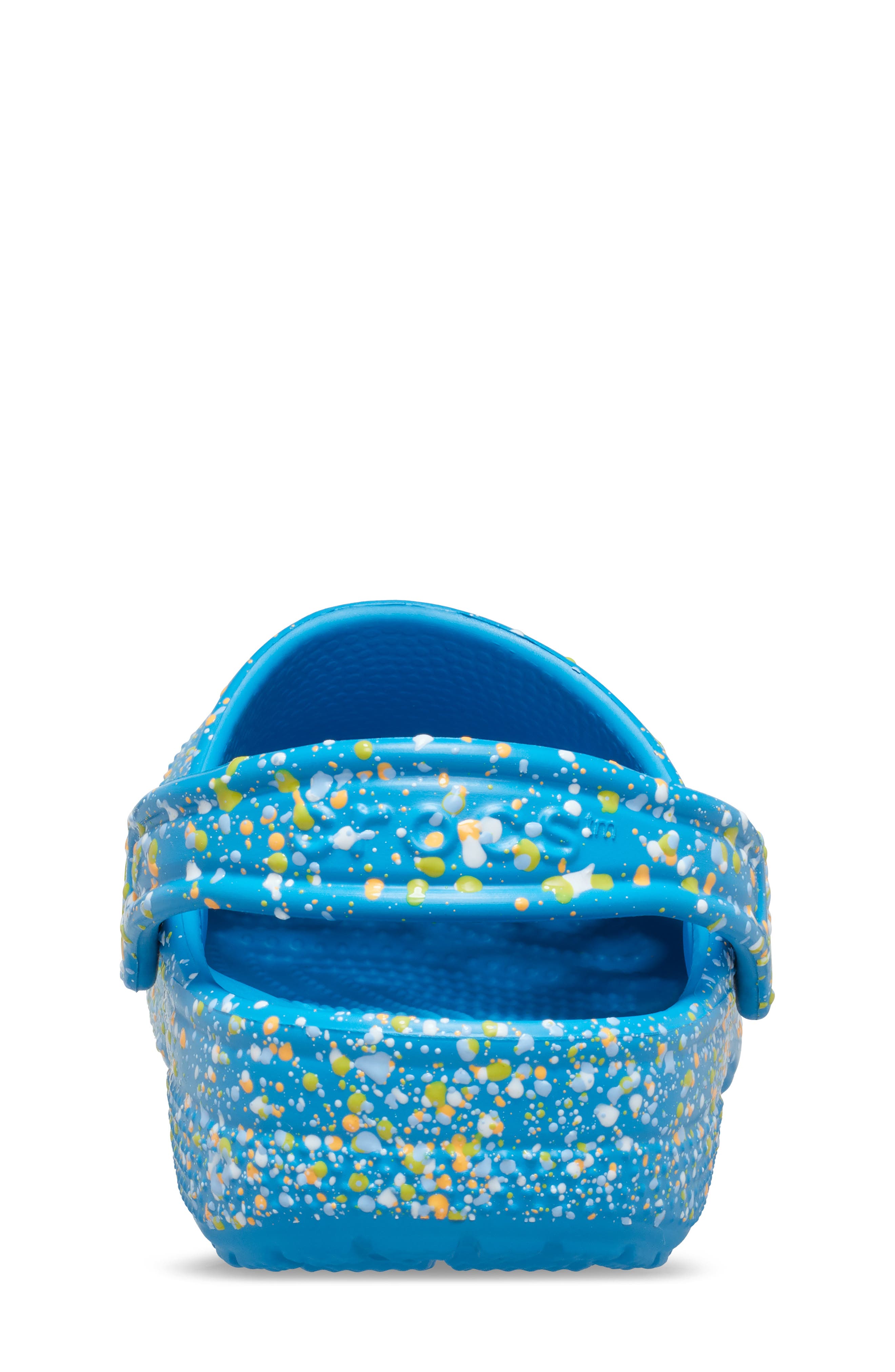 CROCS Kids
 Classic Paint Splatter Clog, Alternate, color, Marina/ Multi
