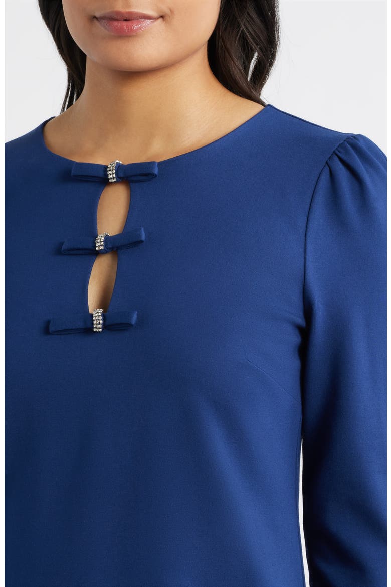 Leyland Shift Dress, Alternate, color, LOW TIDE NAVY