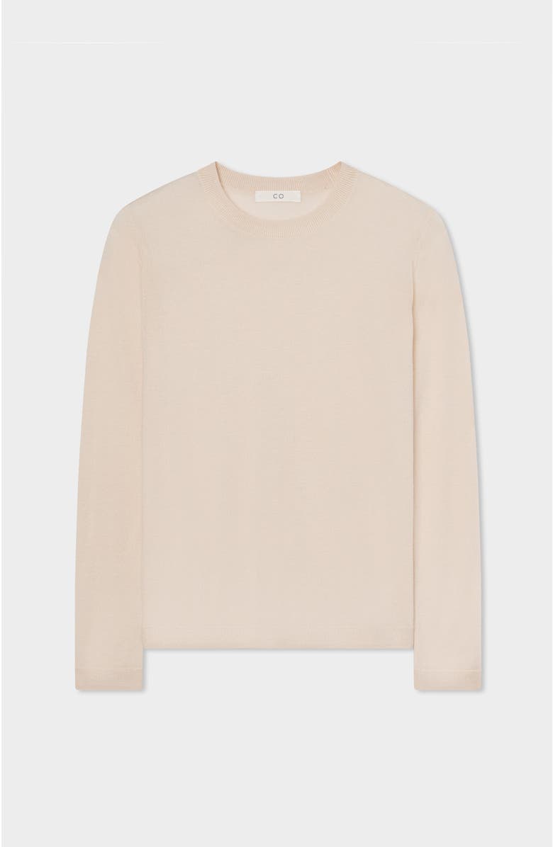 CO Long Sleeve Crew in Fine Cashmere, Alternate, color, 