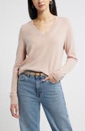 Nordstrom V-Neck Cashmere Sweater