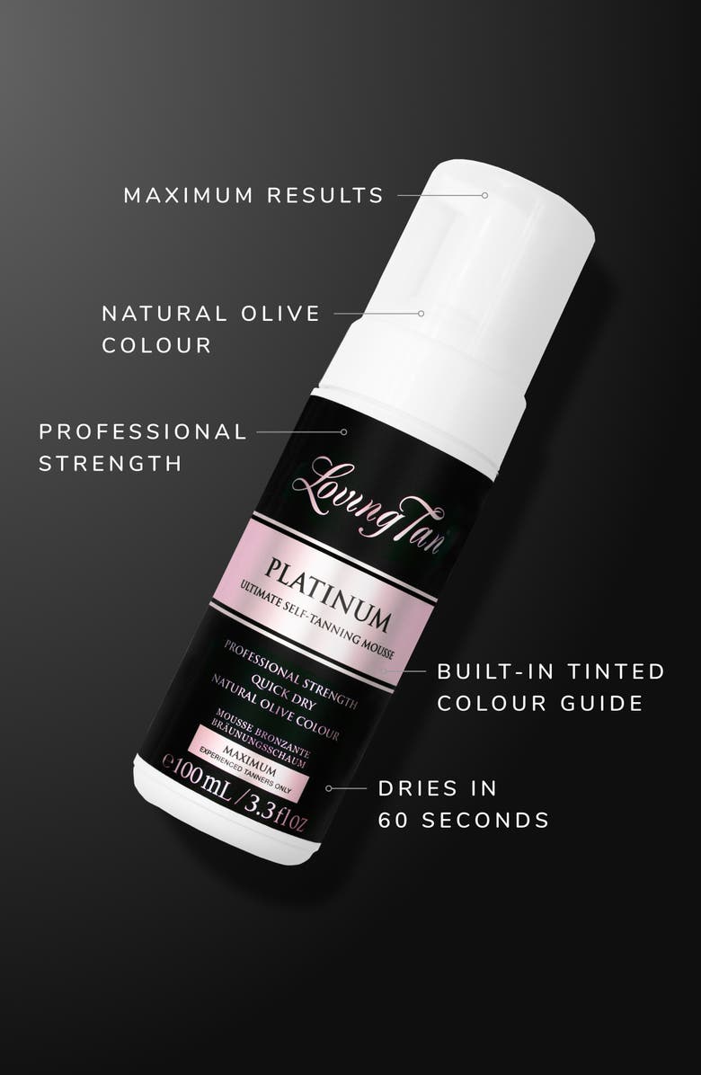 Loving Tan Platinum Ultimate Self Tanning Mousse, Alternate, color, Maximum