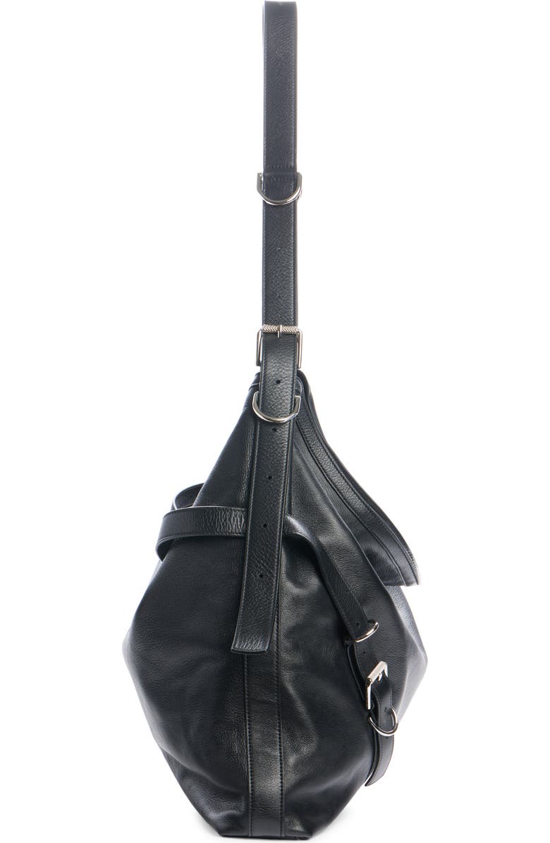 Givenchy Small Voyou Leather Crossbody Bag, Alternate, color, Black