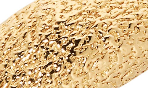 Monica Vinader Womens Antica Textured 18ct Yellow Gold Vermeil Stacking Ring In Gold