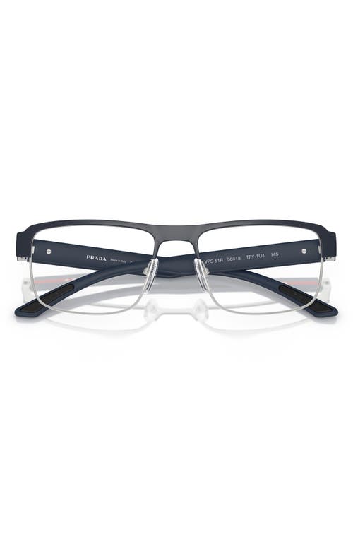 Prada Linea Rossa 56mm Rectangular Optical Glasses