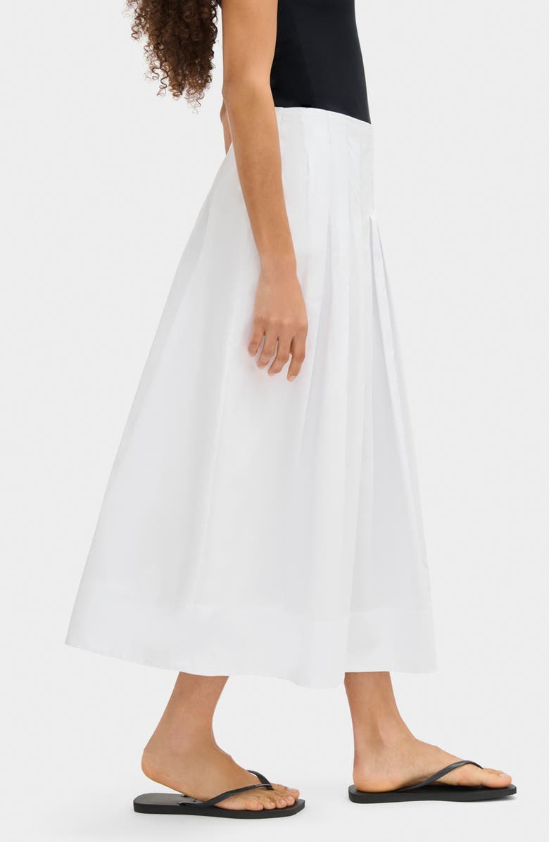 ALIGNE Julie Pleated Skirt, Alternate, color, White