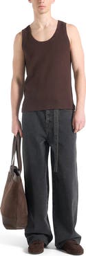 Manière De Voir Justin Ribbed Cotton Vest