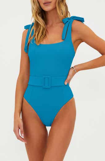 Beach Riot Sydney Belted One-Piece Swimsuit