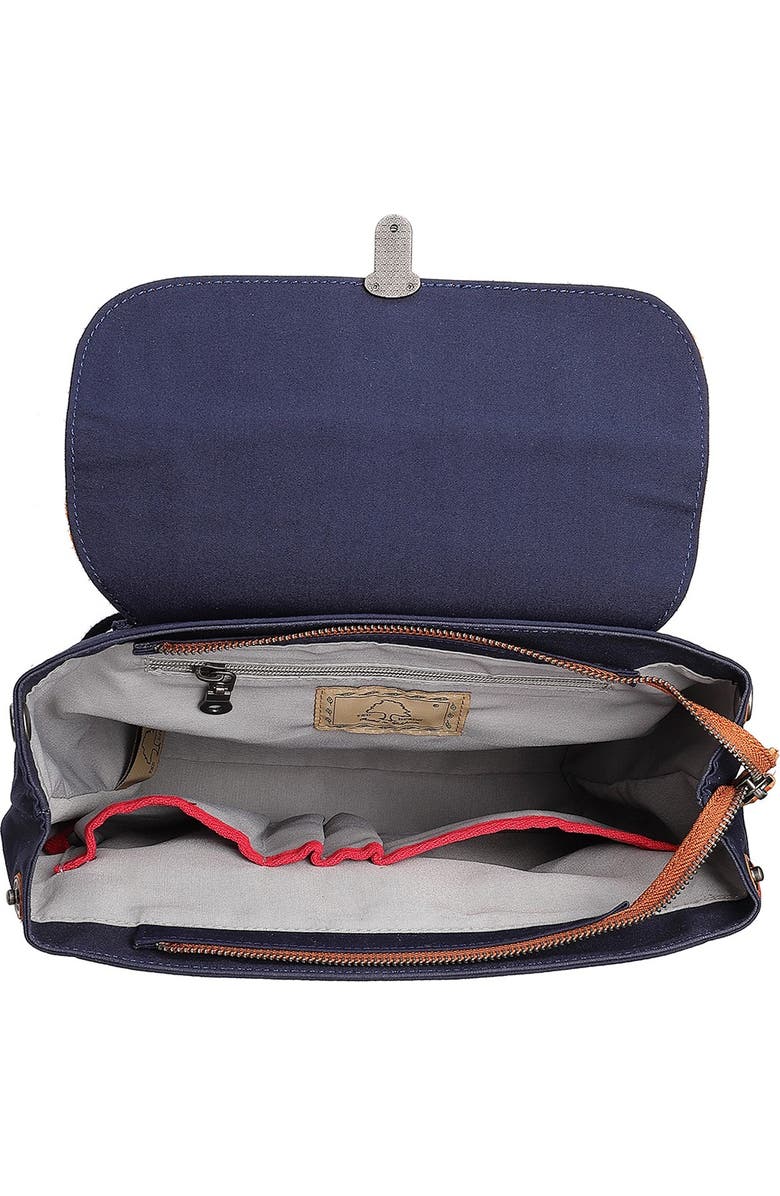 THE SAME DIRECTION Valley Trail Coated Canvas Backpack, Alternate, color,