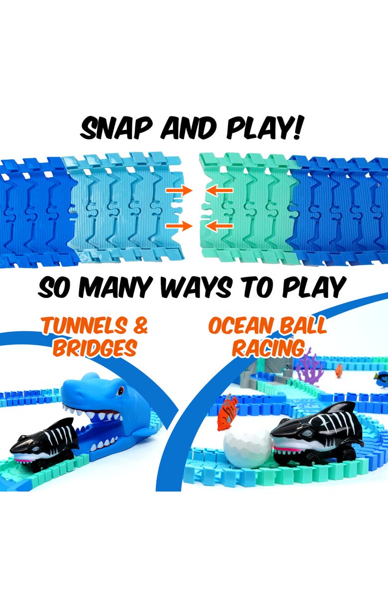 USA Toyz Ocean Race Tracks for Kids- 265pk, Alternate, color, Multi Color