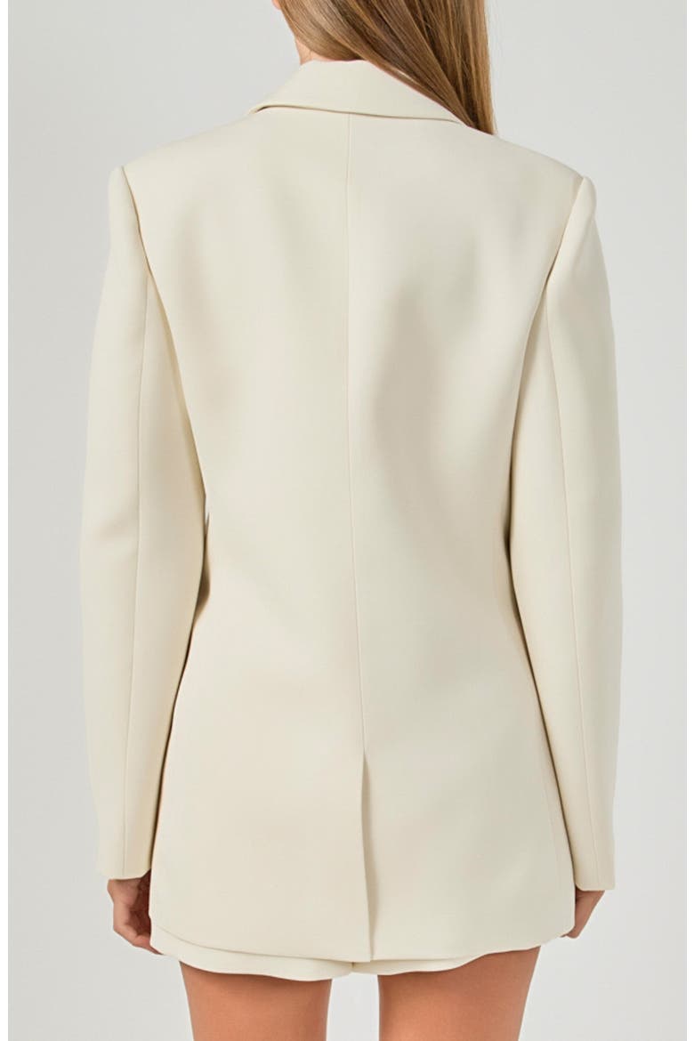Tailored Single Button Blazer, Alternate, color, TAUPE