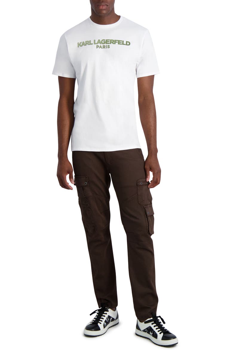 Logo Crewneck T-Shirt, Alternate, color, WHITE