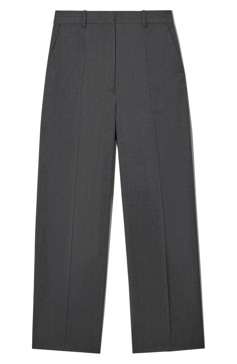COS Wide Leg Wool Trousers, Alternate, color,