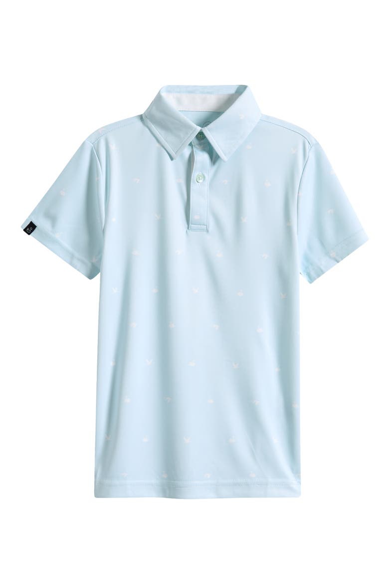 Kids' Gilligan Polo, Main, color, MINT-BLUE-WHITE