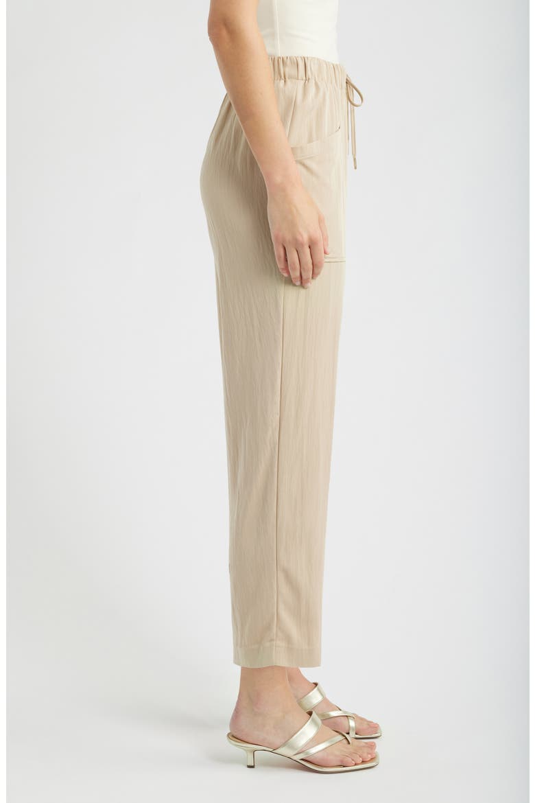 Tie Waist Crop Pants, Alternate, color, SAFARI