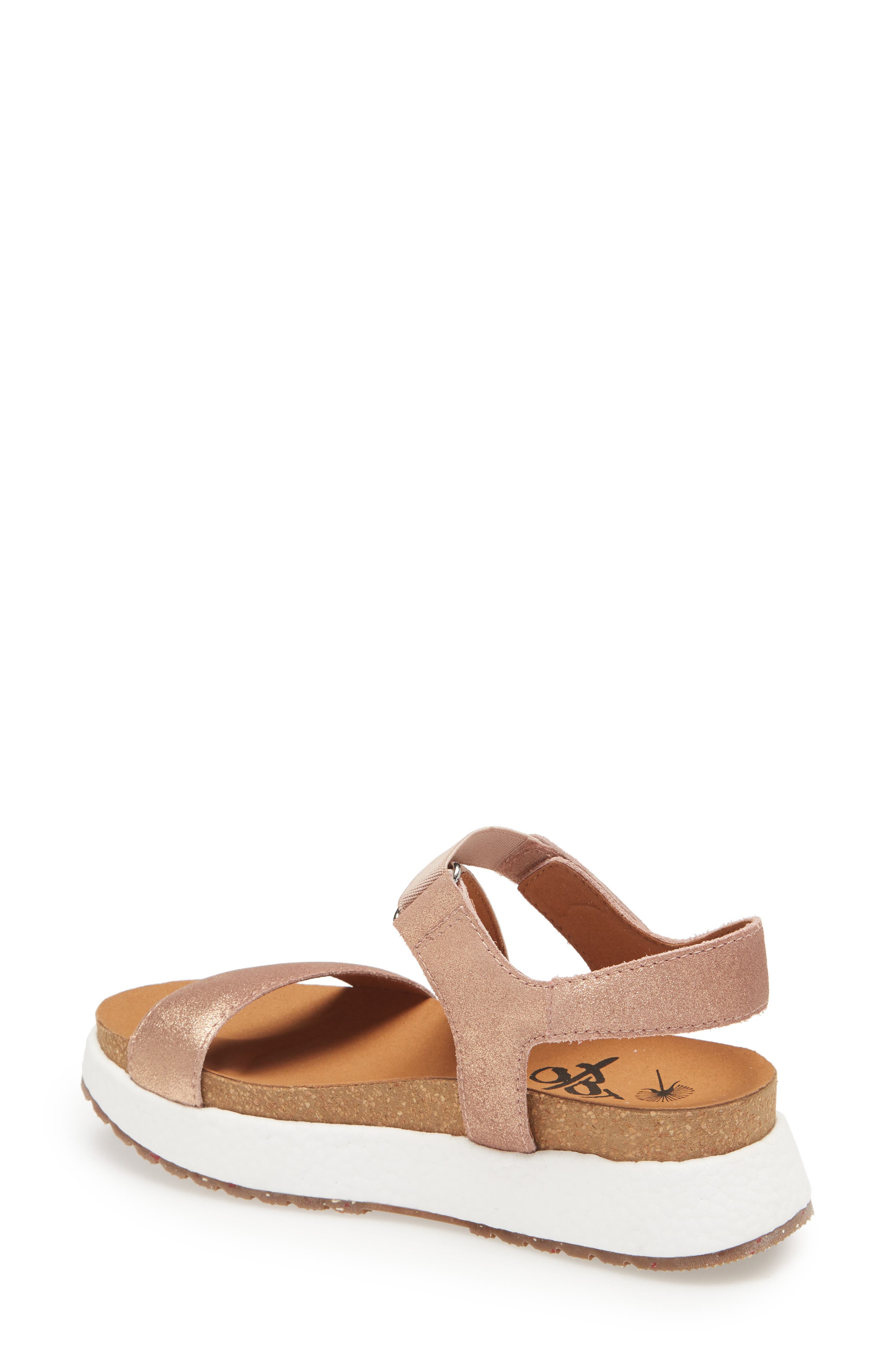 Sierra Platform Wedge Sandal, Alternate, color, COPPER LEATHER