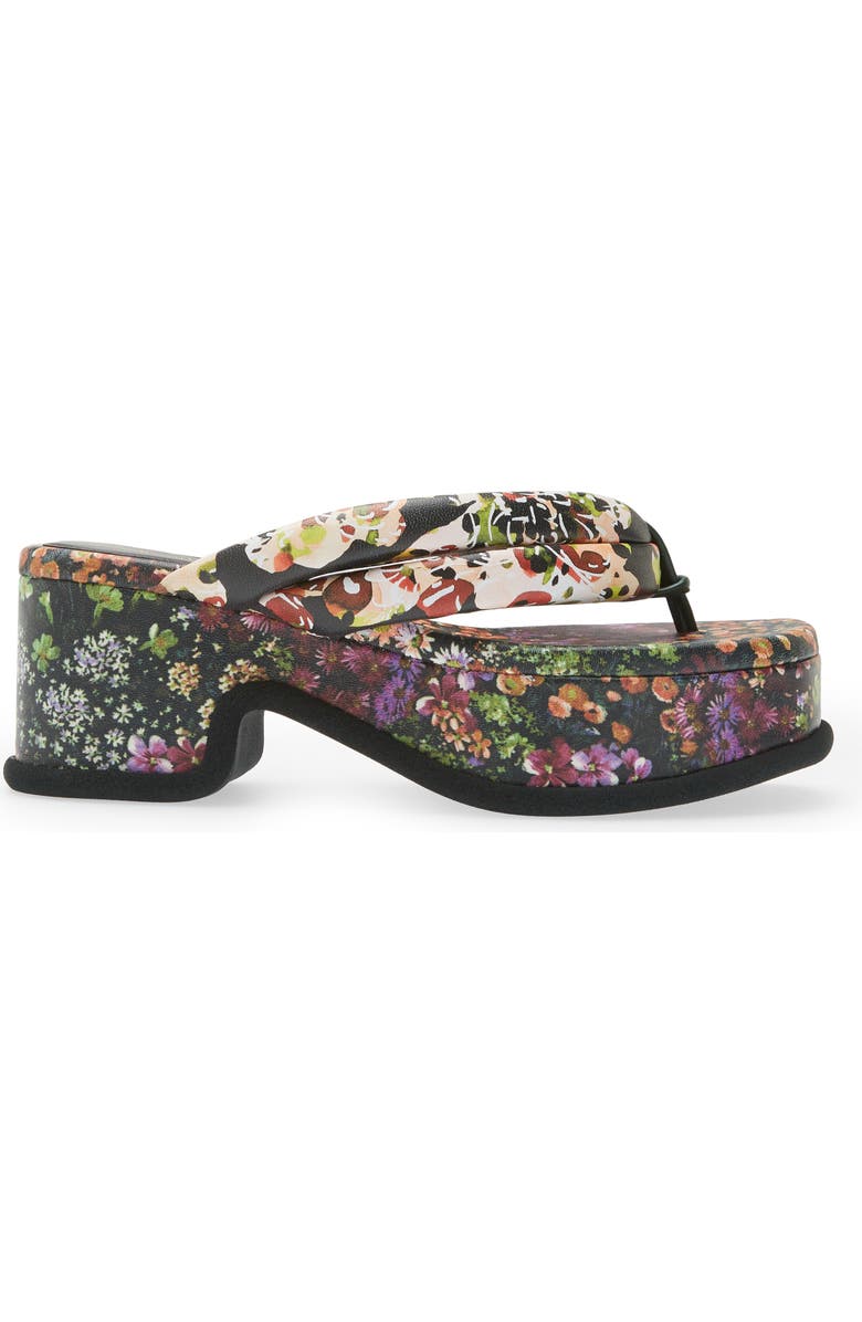Dries Van Noten Floral Platform Flip Flop, Alternate, color,