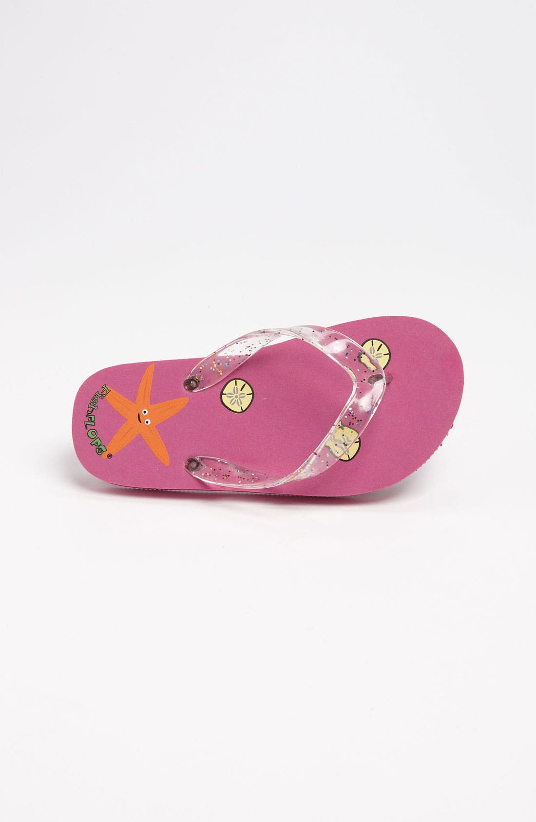 'Starfish Lights' Flip Flops, Alternate, color, HOT PINK