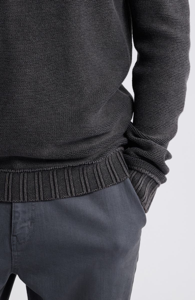 Treasure & Bond Reverse Jersey Roll Neck Sweater, Alternate, color, 