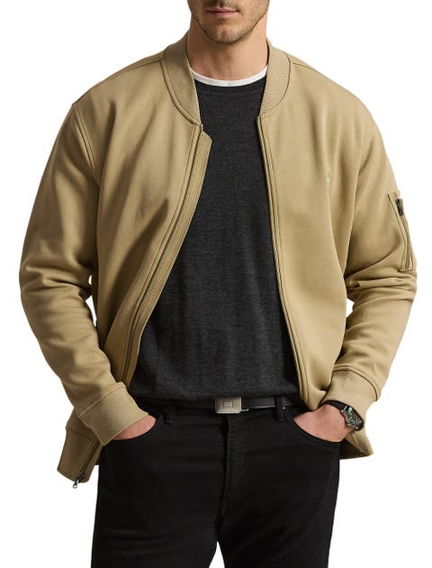Big & Tall Double-Knit Bomber Jacket