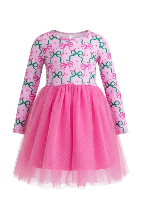 Bows & Glitter Tutu Dress (Toddler, Little Kid & Big Kid)