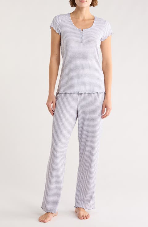 Stripe Henley Pajamas