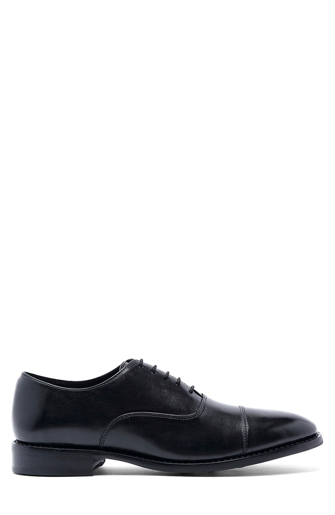Anthony Veer Clinton Cap Toe Oxford, Alternate, color, Black