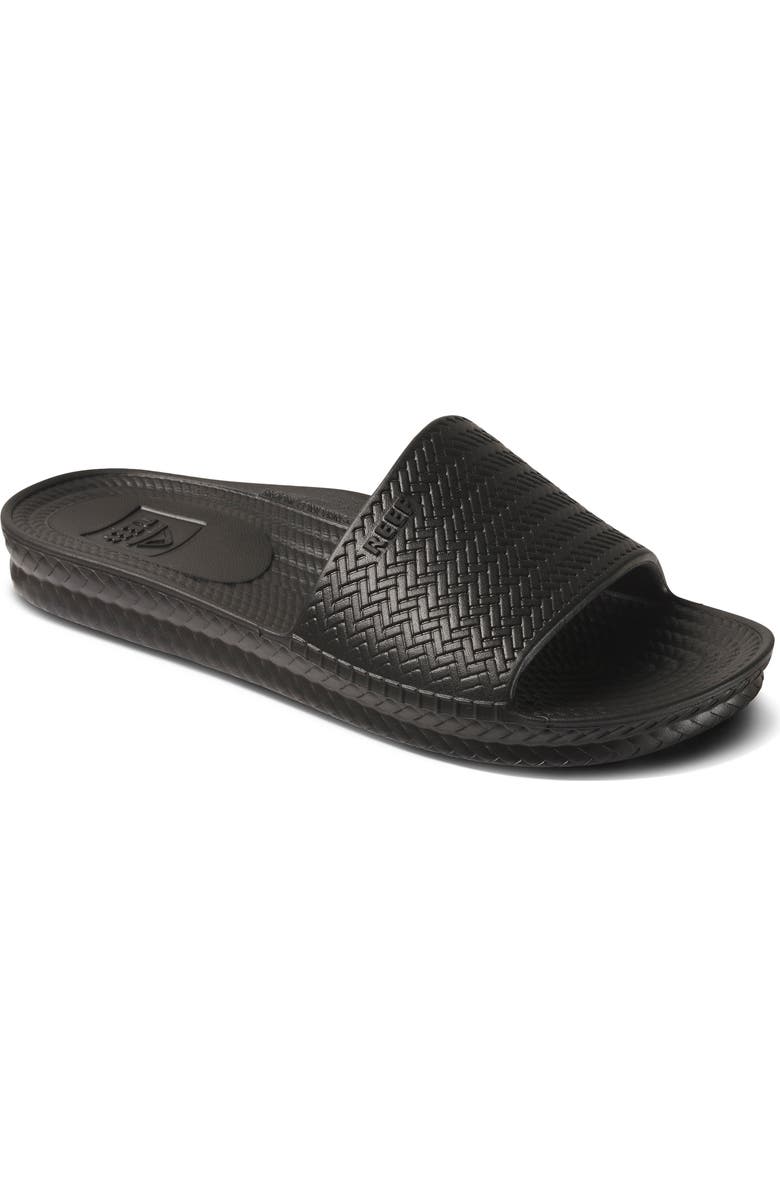 Reef Water Scout Slide Sandal, Main, color, Black