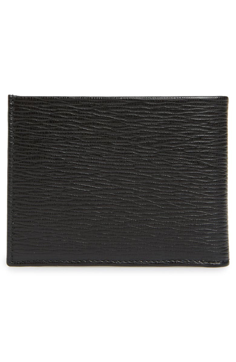 FERRAGAMO Revival Leather Wallet, Alternate, color, Black