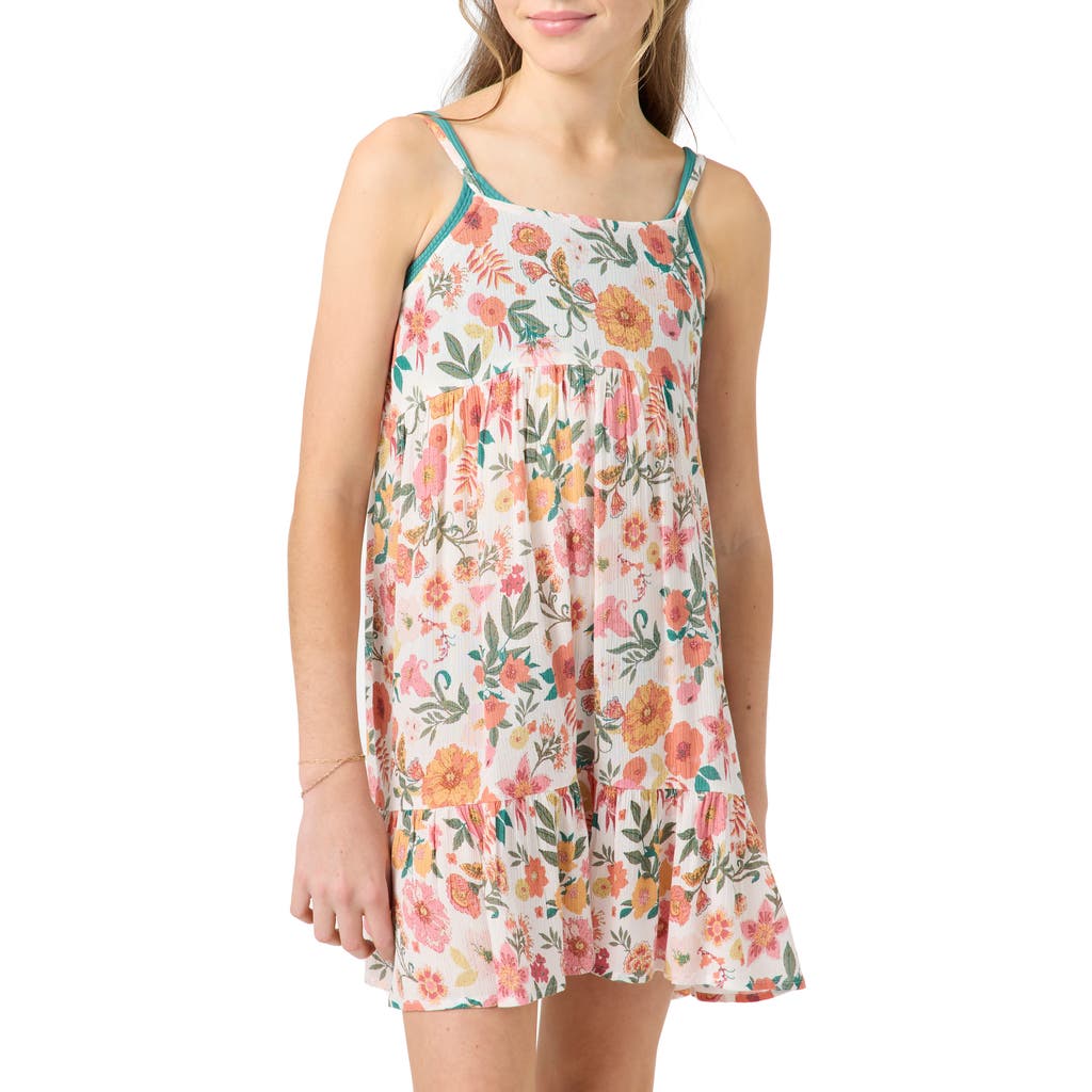 O'neill Kids' Haylee Print Dress In Animal Print